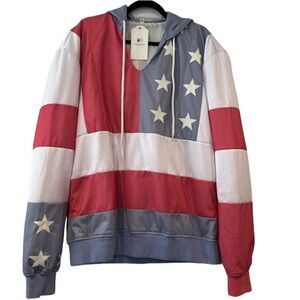 Paradon Hooded Pullover patriotic !